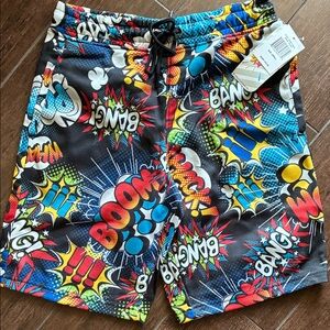 Boom! Men's Graphic Athletic Shorts